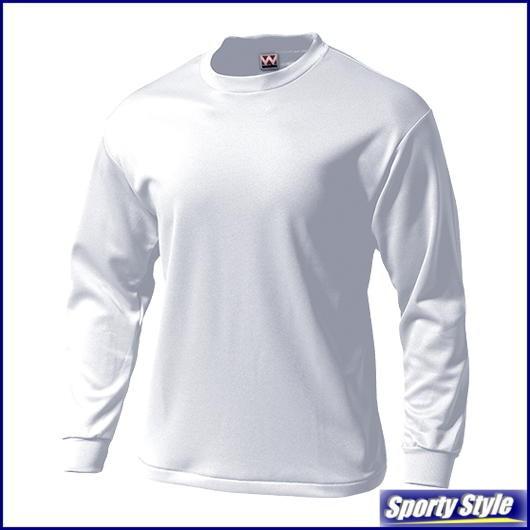 タフドライtシャツ長袖 大人用 無地 厚手 丈夫 吸汗速乾 スポーツ 野球 ジム インナー 練習着 作業着 ユニフォーム メンズ レディース 当日発送可 Wundou P175 P175 Sporty Style 通販 Yahoo ショッピング