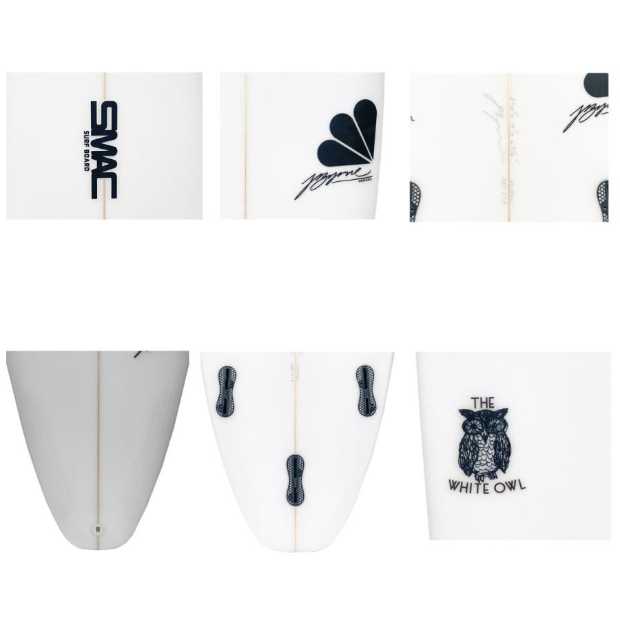 【別途送料かかります。】スマック サーフボード SMAC SURFBOARD サーフィン サーフ サーフボード 板 JB The White Owl 5.9 PU BLNAKS JBF-239｜spotaka｜02