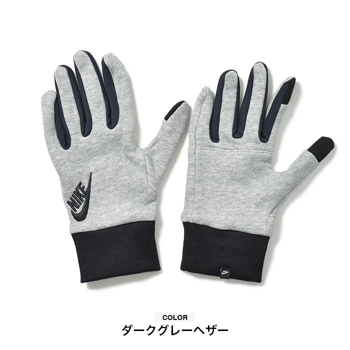 ナイキ 手袋 メンズ グローブ NIKE スマホ対応 タッチスクリーン 防寒 サッカー 野球 USモデル あったか スポーツ ブランド ブラック グレー 通学 アウトドア｜spotcheck｜06