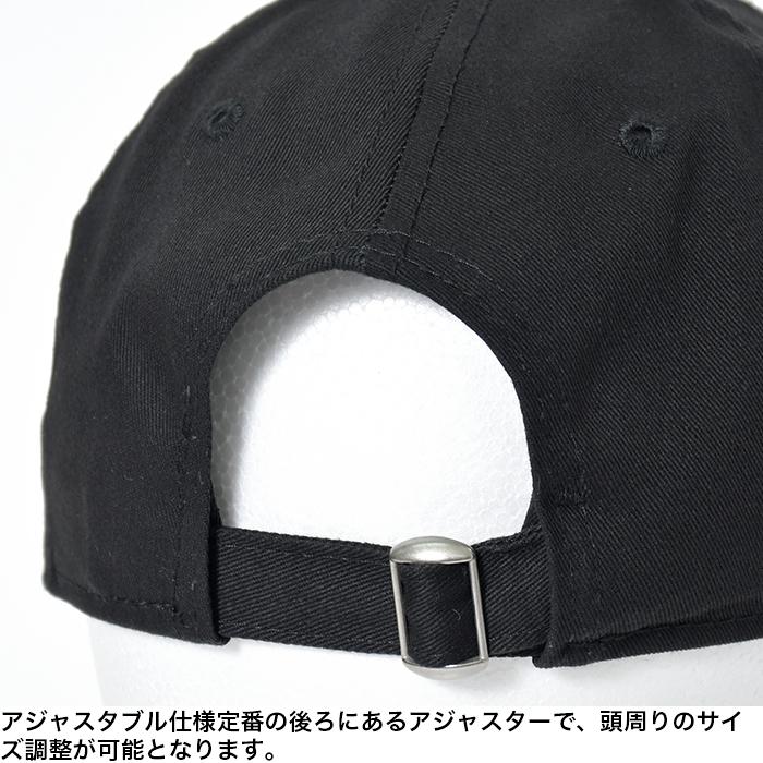 ニューエラ キャップ ローキャップ メンズ レディース NEW ERA LOW CAP 帽子 無地 9TWENTY 6パネル ベースボール ストラップバック ユニセックス ブラック｜spotcheck｜04