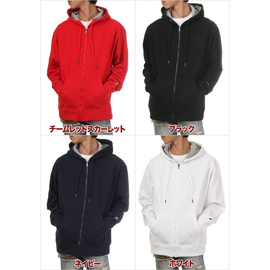 チャンピオン パーカー メンズ レディース Champion 無地 裏起毛 スウェット ジップアップ スウェットパーカー 大きいサイズ コットン パワーブレンド S01 H 0348 スポットチェックヤフー店 通販 Yahoo ショッピング