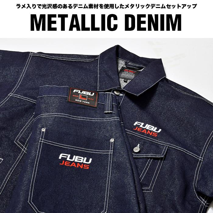 FUBU 【セール】FUBU 上下セット デニム セットアップ メンズ FUBU 【セール】FUBU 上下セット デニム セットアップ メンズ