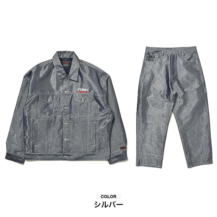 FUBU 【セール】FUBU 上下セット デニム セットアップ メンズ FUBU 【セール】FUBU 上下セット デニム セットアップ メンズ
