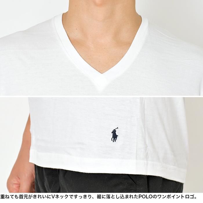 3枚セット ラルフローレン Vネック Tシャツ 綿 メンズ レディース 半袖 無地 大きいサイズ 3枚組 Polo Ralph Lauren ワンポイント ロゴ ポロ Tee Ralph 0004 スポットチェックヤフー店 通販 Yahoo ショッピング