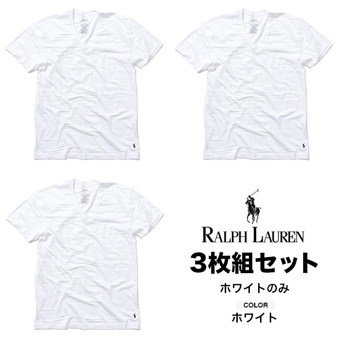 POLO RALPH LAUREN 3枚セット ラルフローレン Vネック Tシャツ POLO RALPH LAUREN 3枚セット ラルフローレン Vネック Tシャツ