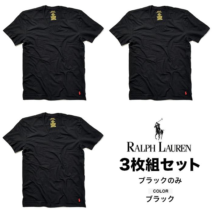 POLO RALPH LAUREN 3枚セット ラルフローレン Vネック Tシャツ POLO RALPH LAUREN 3枚セット ラルフローレン Vネック Tシャツ