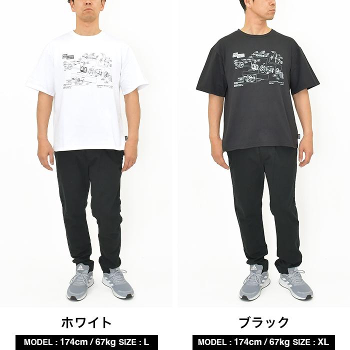 アブガルシア Tシャツ 半袖 バグオフ 4600CA 展開図T グラフィックTシャツ Abu Garcia メンズ レディース 大きいサイズ 釣り フィッシング UV ドライ｜spotcheck｜03