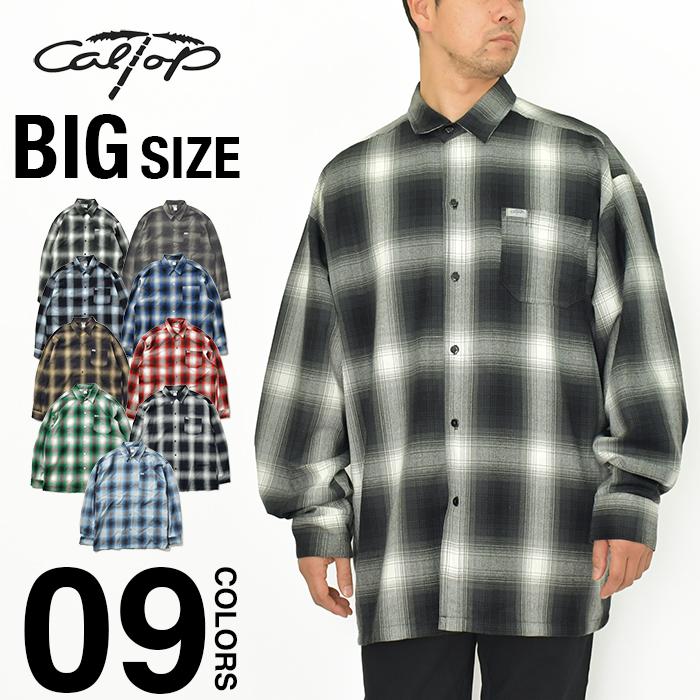 Cal Top 【セール】CALTOP キャルトップ シャツ 長袖 チェック Cal Top 【セール】CALTOP キャルトップ シャツ 長袖 チェック