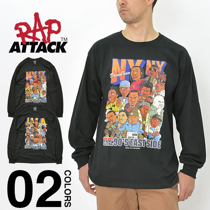 ラップアタック Tシャツ ロンt Rap Attack L S Tee Ny La メンズ レディース 長袖tシャツ ラップtシャツ ヒップホップ Hiphop ラッパー 90年代 Top Ra Lt001 スポットチェックヤフー店 通販 Yahoo ショッピング