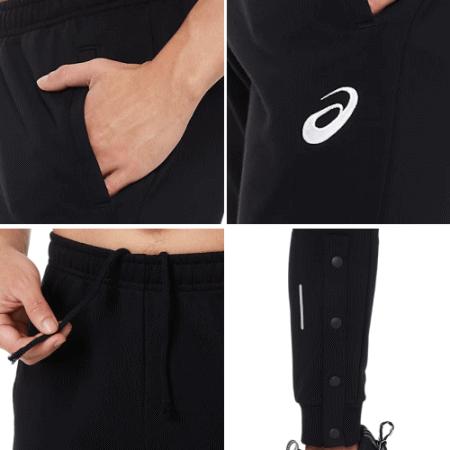アシックス トレーニングパンツ スウェットパンツ（スリム裾