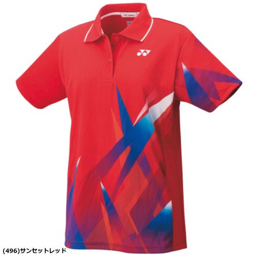 Yonex ヨネックス バドミントン ウェア ゲームシャツ ユニホーム 半袖ポロシャツ 559 レディース 女性用 1枚までメール便ok 559 バレーボール館 通販 Yahoo ショッピング