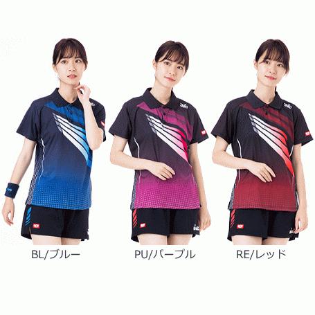 JUIC ジュイック 卓球 ユニフォーム ウェア シャツ クール4 JTTA公認 レディース 女性用 5594【1枚までメール便OK】|spov|02