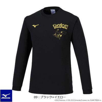 MIZUNO - ポケモン MIZUNO ラッシュガードシニア１４０ ピカチュウロゴ入り MIZUNO - ポケモン MIZUNO ラッシュガードシニア140
