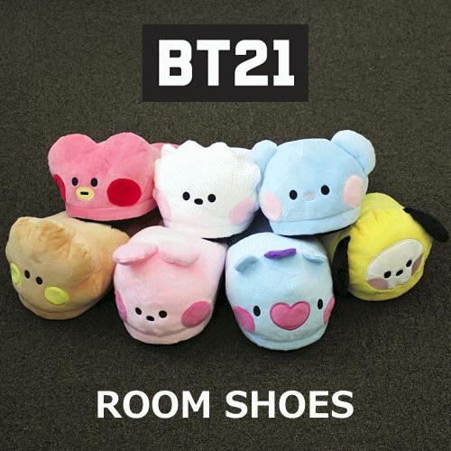 BT21 ルームシューズ スリッパ ルームサンダル SHOOKY COOKY MANG TATA