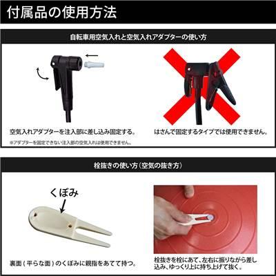 ディーエム D&M SDSエクササイズボール バランスボール（ブルー） 直径：75cm 適応身長：180〜190cm【冬トレ】_2