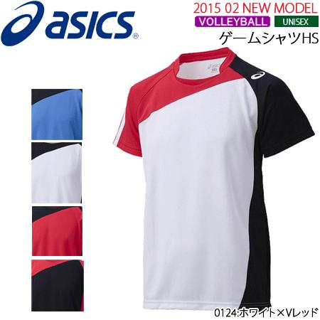 シャツ アシックス バレーボール ゲームウェア 半袖ゲームシャツ ユニ