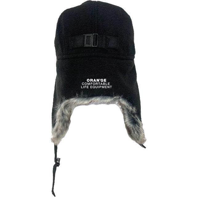 【oran'ge】 オレンジ 【FLEECE TROOPER HAT】 フリーストルーパーハット / フライトキャップ / スキー / スノーボード / 帽子 / パイロットキャップ | オレンジ | 02