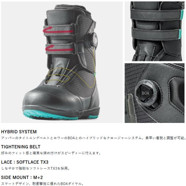 FLUX】 フラックス 【HB-BOA】 エイチビー ボア 25-26 BLACK ブーツ