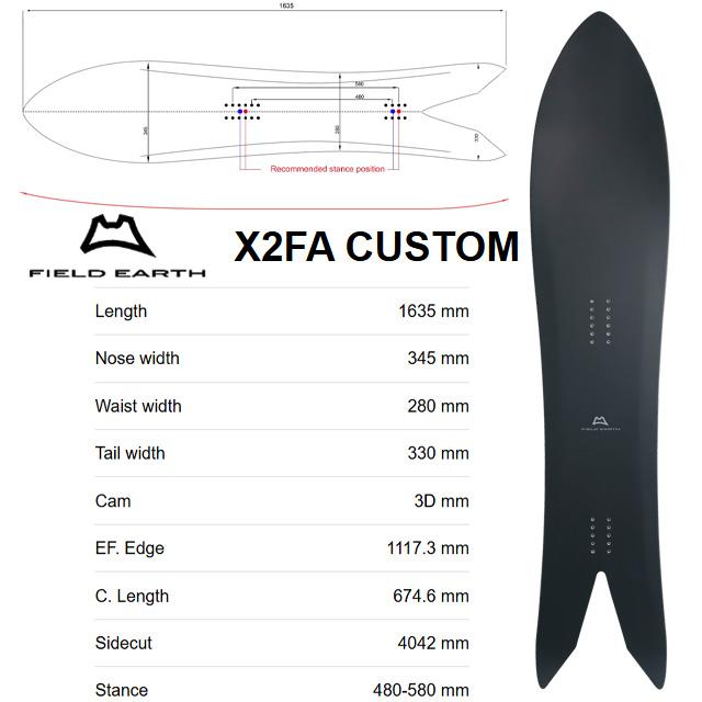 FIELD EARTH】 フィールド アース 【X2FA CUSTOM】 3D Prepreg Carbon