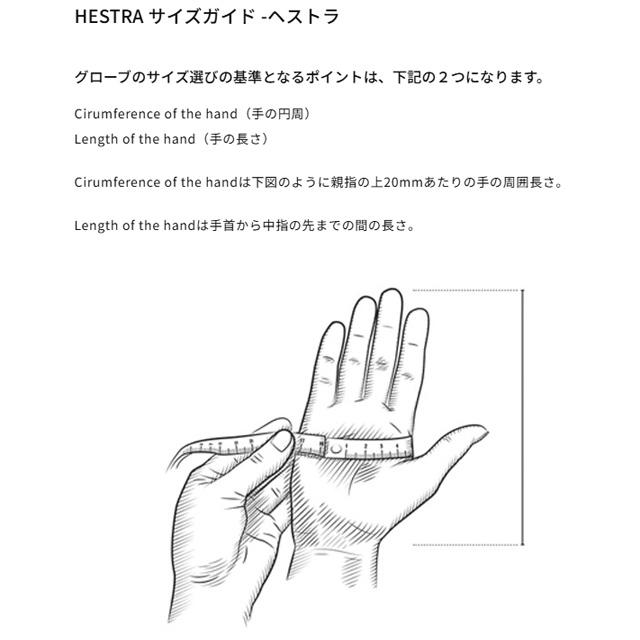 HESTRA】へストラ 【POWDER GAUNTLET 3-FINGER】パウダー ガントレット