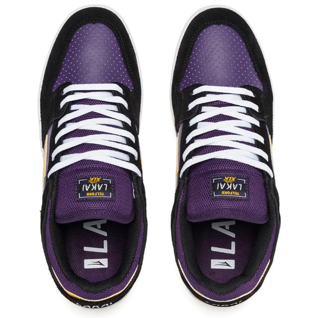 【LAKAI】 ラカイ 【TELFORD LOW BLACK/GRAPE SUEDE】 スニーカー スケートボード SK8 | LAKAI | 03