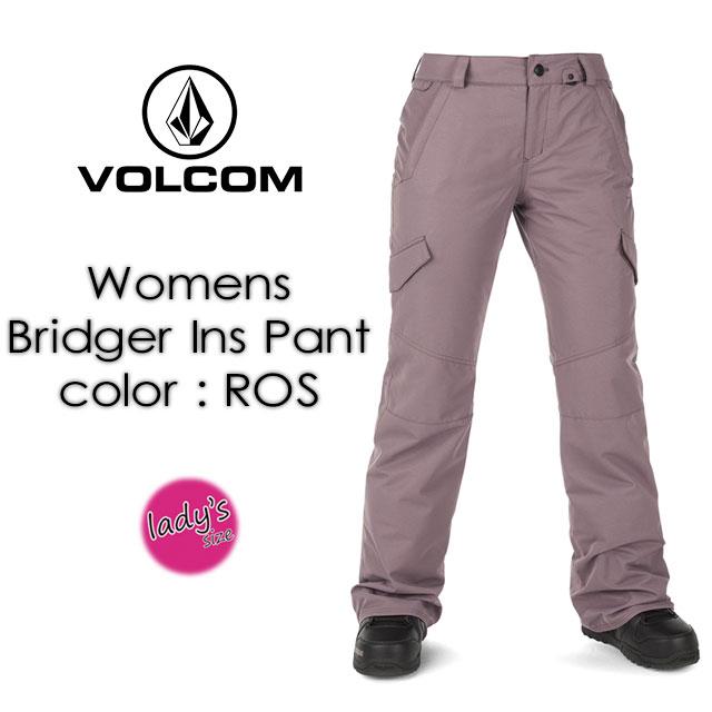 【VOLCOM】ボルコム 【Womens Bridger Ins Pant】ウィメンズ ブリッジャー インサレーテッド パンツ COLOR：ROS レディース / スノーボード / ウェア_1