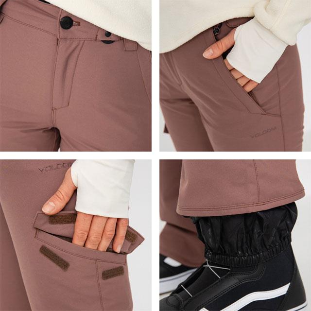 【VOLCOM】ボルコム 【Womens Bridger Ins Pant】ウィメンズ ブリッジャー インサレーテッド パンツ COLOR：ROS レディース / スノーボード / ウェア_3