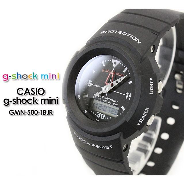 g-shock mini ジーショックミニ Gショック GMN-500-1BJR black｜spray