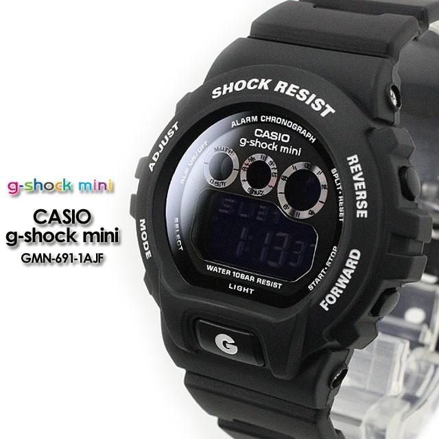 Gショック G-SHOCK mini GMN-691-1AJF 　Gショック matte black　腕時計｜spray