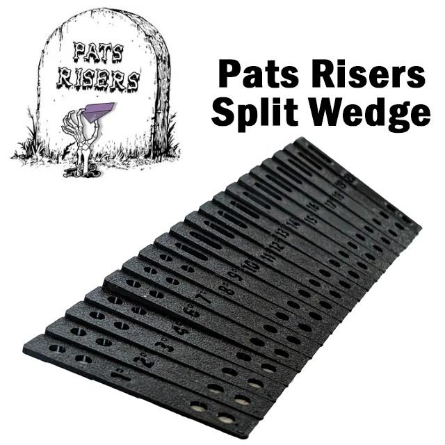 【Pats Riser】 パッツライザー 【Split Wedge 3°】 スプリット ウェッジ 3° スケートボード ライザー | 