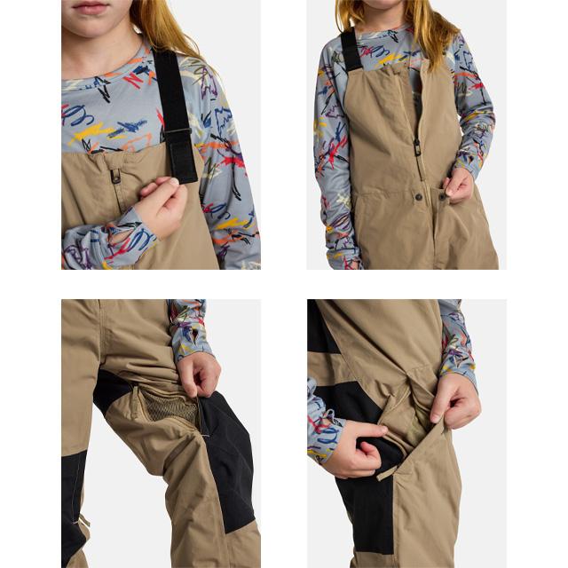 BURTON】 バートン 【Kid's Skylar 2L Bib】 キッズ スカイラー