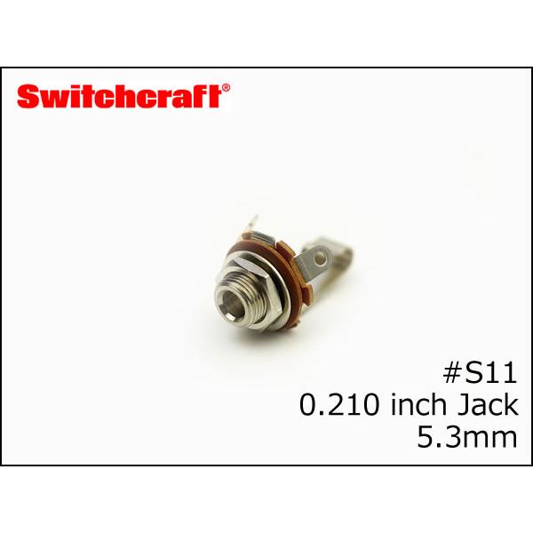 SWITCHCRAFT スイッチクラフト 0.210インチ モノラル ジャック S11 jackswitchcrafts11