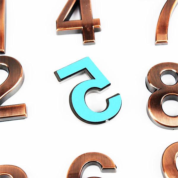 ドア番号タグ DIY 番号札 ナンバー プレート 住所番号 ルーム ホーム オフィス ホテル ステッカー アンティーク 送料無料 | ブランド登録なし | 02