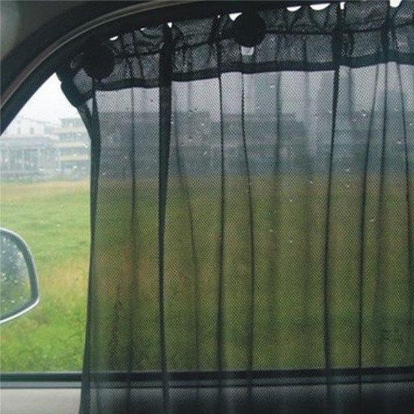 カーテン 車用 サンシェード 日よけ 2枚セット 吸盤 遮光 断熱 日差し 車 窓 自動車 紫外線対策 カー用品 送料無料 | ブランド登録なし | 01