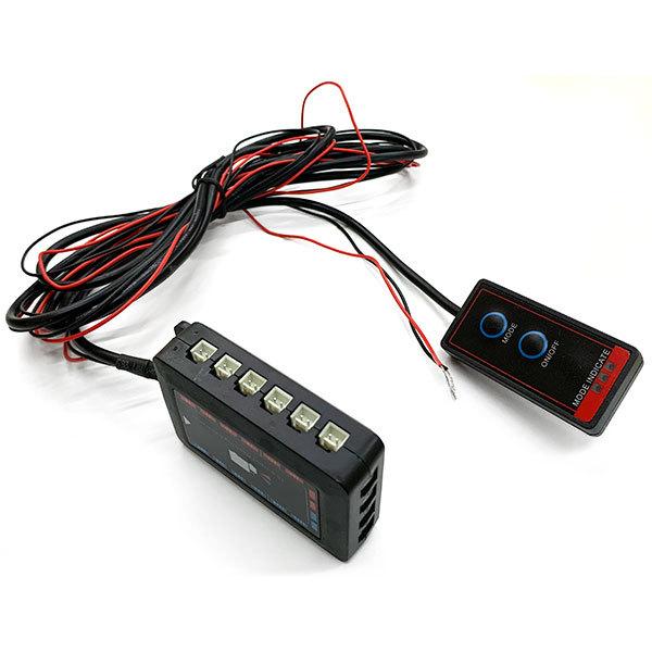 LED ストロボ フラッシュ ライト パターン切替 2LED×16連 8連青 8連赤 | ブランド登録なし | 04