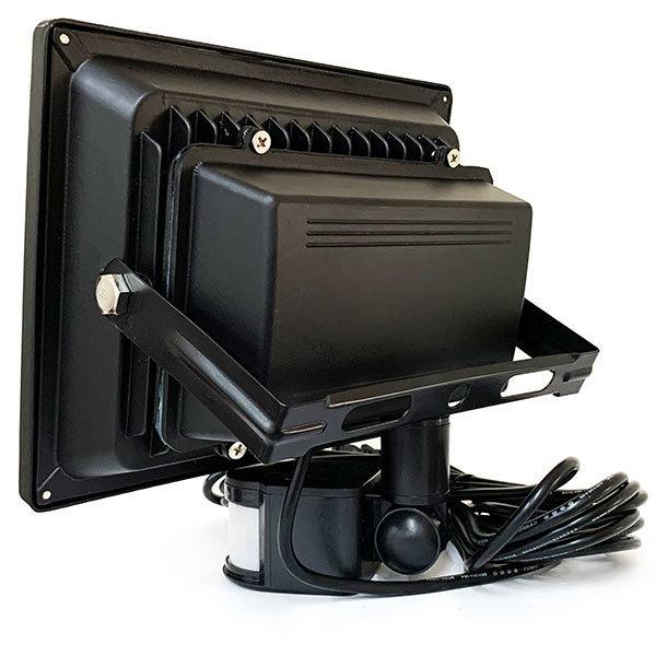 30W LED投光器 3000lm 300w相当 省エネ 100V 3m配線 人感センサー電球色 【2個set 送料無料】 | ブランド登録なし | 01