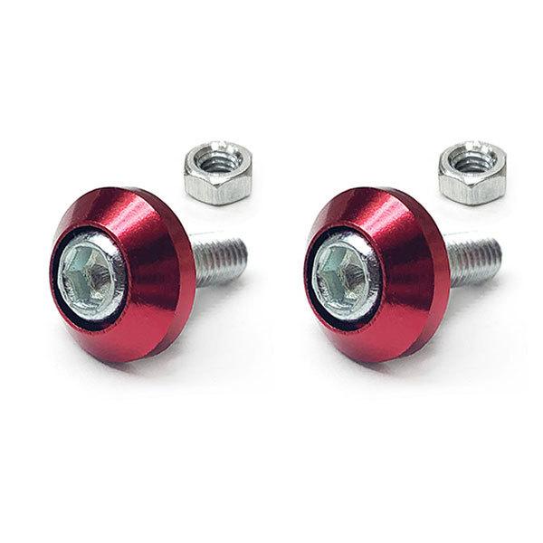 ナンバー フェンダー ボルト フジツボ型 盗難防止 M6 カラーワッシャー