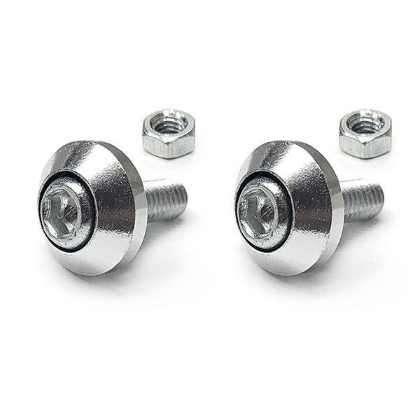 ナンバー フェンダー ボルト フジツボ型 盗難防止 M6 カラーワッシャー