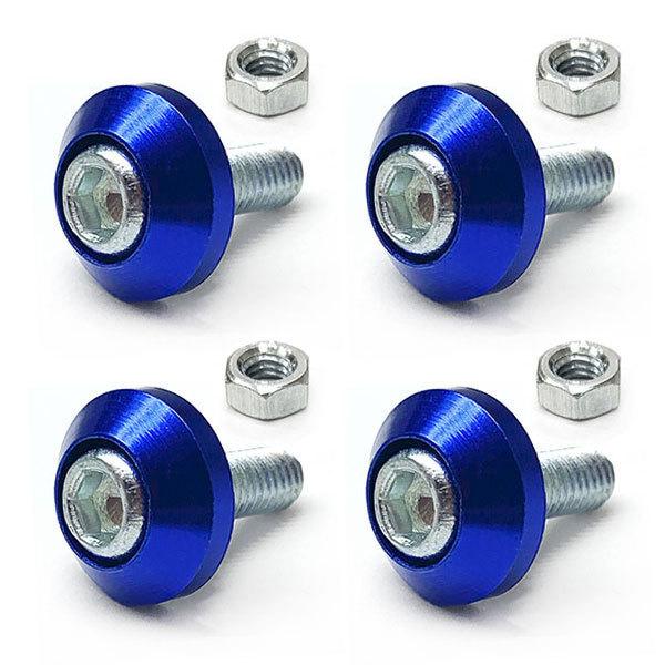 ナンバー フェンダー ボルト フジツボ型 盗難防止 M6 カラーワッシャー