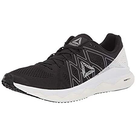Reebok Mens Floatride Run Fast Shoe， Black/White/Silver， 12.5 M US 好評販売中