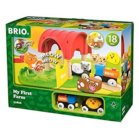 Brio World - 33826 My First Farm | 12 Piece Wooden Toy Train Set for Kids A 好評販売中 オンラインストア売れ済