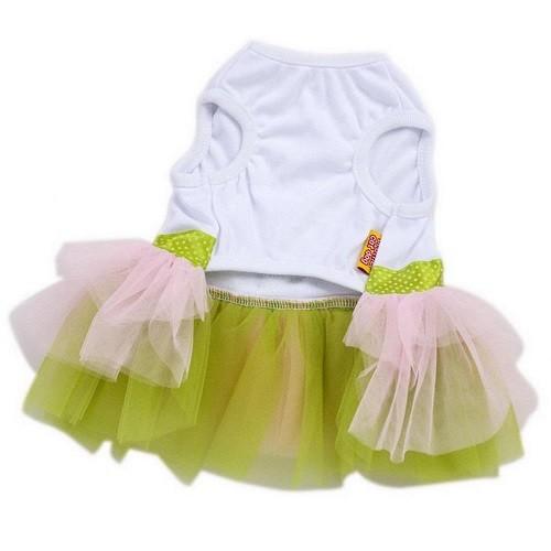 コサージュ付き ワンピースドレス M・L・XL 小型犬用 犬服 ポメラニアン・マルチーズ・トイプードル・シーズー・ミニチュアシュナウザー・パグ等 LL 2L |  | 02