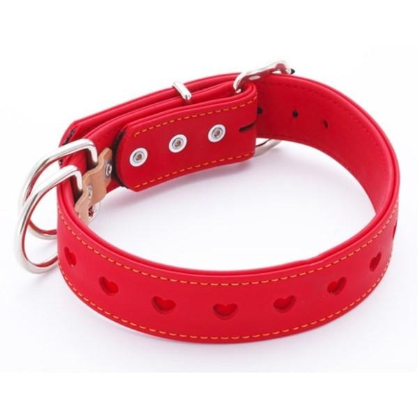 ペティオ BL ハーティ 平首輪 24 ブラウン・ブラック・レッド 中型犬 カラー 犬用 | Petio | 03