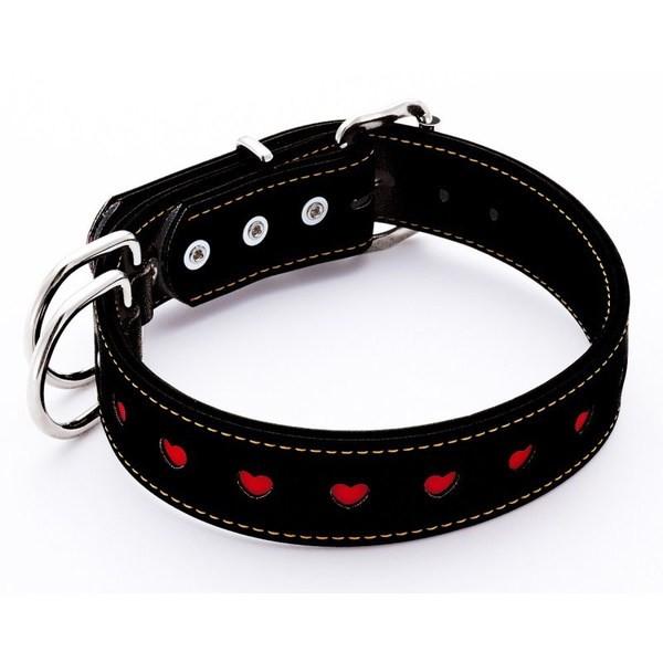 ペティオ BL ハーティ平首輪 21 ブラウン・ブラック・レッド 小型犬用 カラー | Petio | 02