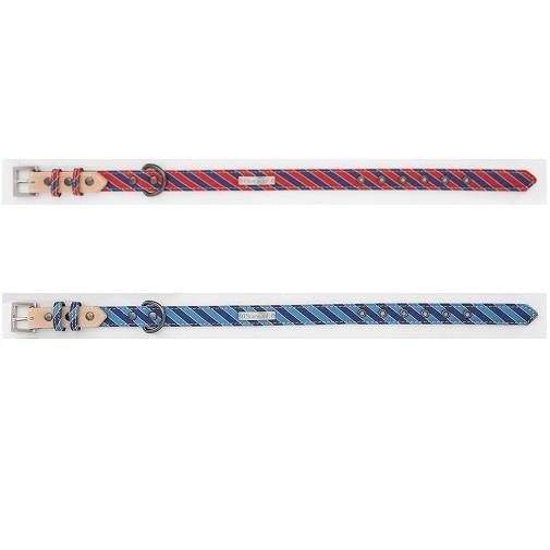 ペティオ シャルマン ストライプカラー S・SS レッド・ブルー 超小型犬〜小型犬 首輪 犬用 | Charman | 01