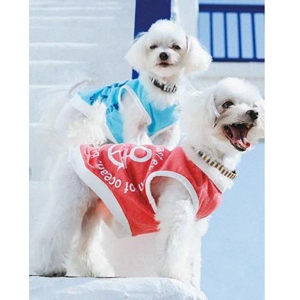 Simplers マリンメッシュタンクトップ 5L 6L 7L 8L ピンク・ブルー 大型犬 犬服 | 