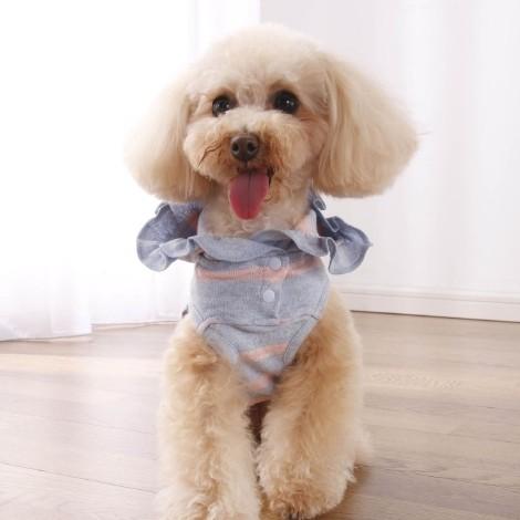 パリスボーダーパーカー M ブラウン 小型犬用 ポメラニアン・マルチーズ・トイプードル等 犬服 |  | 03