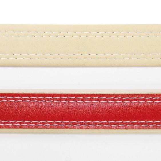 ペティオ グランデ ダブルステッチカラー LL レッド 日本製 【超大型犬 体重〜45kgまで】 牛革 | Petio | 02