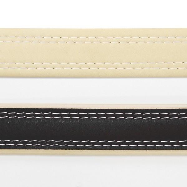 ペティオ グランデ ダブルステッチカラー LL ブラック 日本製 【超大型犬 体重〜45kgまで】 牛革 |  | 02