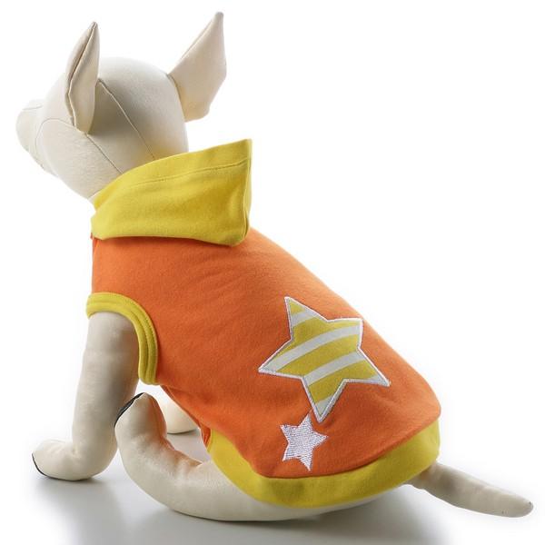 ボーダー星柄 パーカー 5L 6L 7L 8L ブルー・オレンジ・イエロー・レッド・ピンク 大型犬 犬服 ゴールデンレトリーバー・ラブラドールレトリーバー等 |  | 01